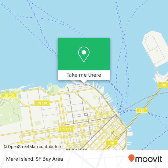 Mapa de Mare Island