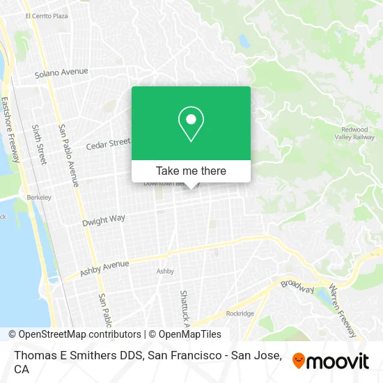 Mapa de Thomas E Smithers DDS