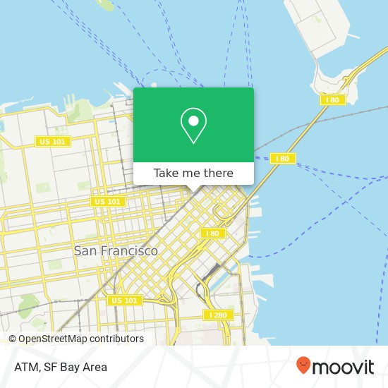 ATM, 25 Sutter St map