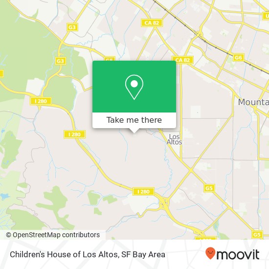 Mapa de Children's House of Los Altos, 25890 W Fremont Rd
