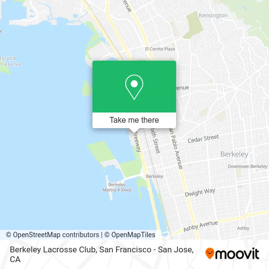 Berkeley Lacrosse Club map
