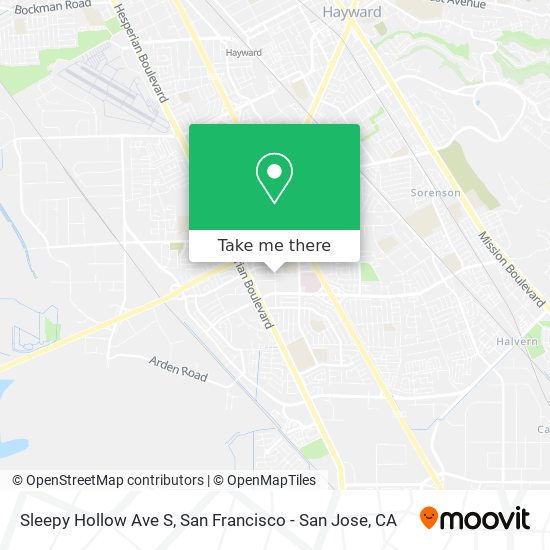 Mapa de Sleepy Hollow Ave S