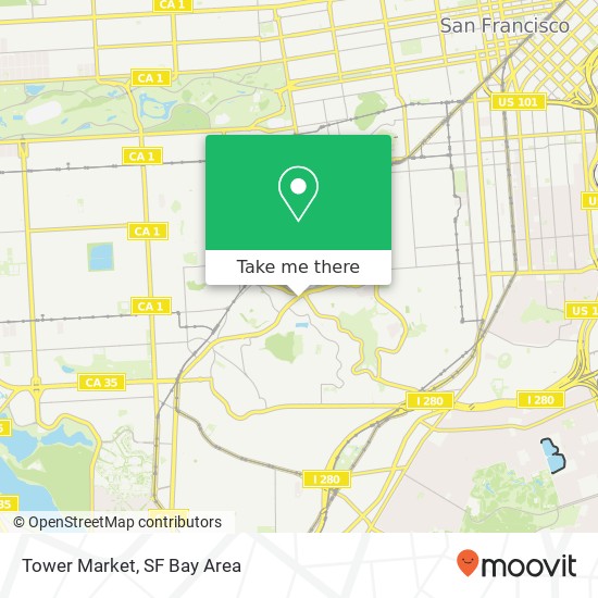 Tower Market, 635 Portola Dr map