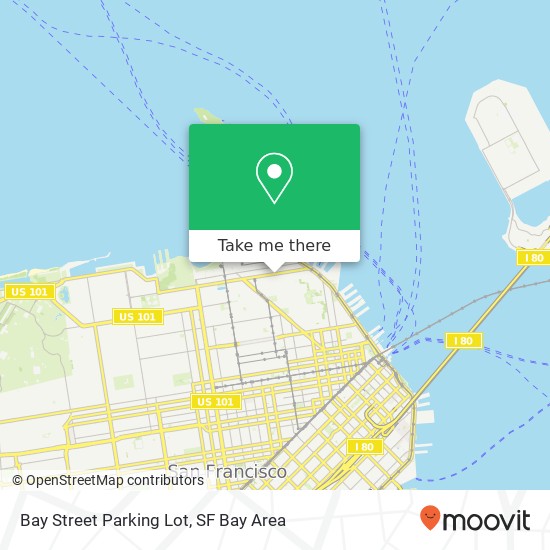 Mapa de Bay Street Parking Lot, Bay St