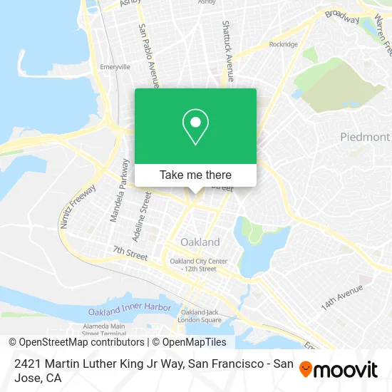 2421 Martin Luther King Jr Way map