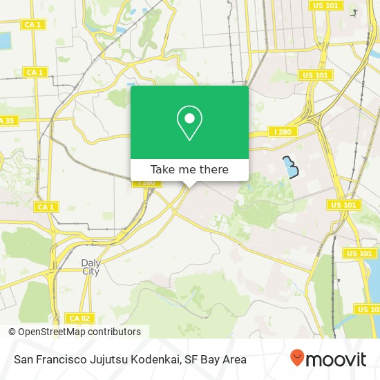 San Francisco Jujutsu Kodenkai, 4831 Mission St map