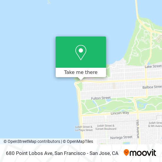 How To Get To 680 Point Lobos Ave In Seacliff Sf By Bus Or Bart Moovit