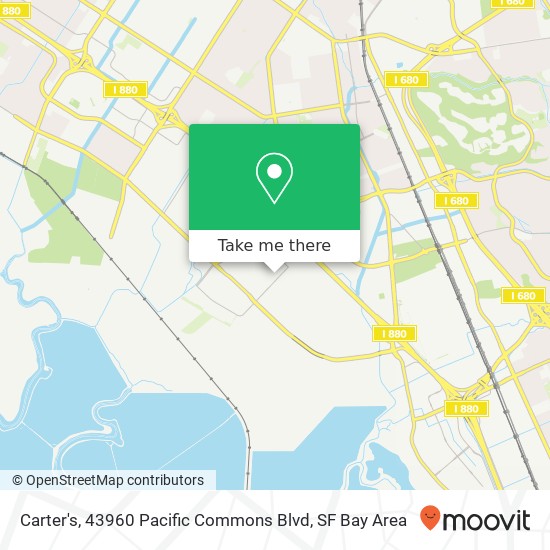 Mapa de Carter's, 43960 Pacific Commons Blvd