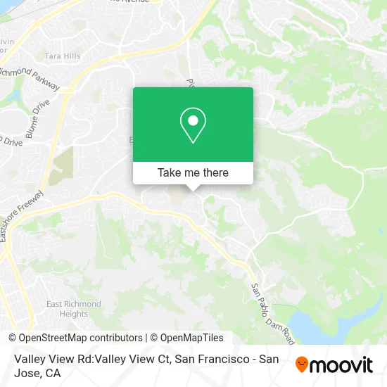 Valley View Rd:Valley View Ct map