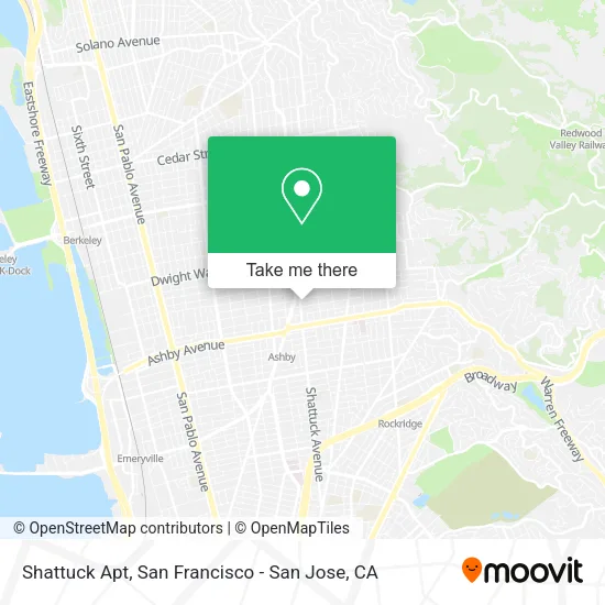Mapa de Shattuck Apt