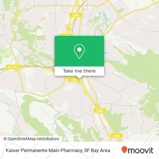 Mapa de Kaiser Permanente Main Pharmacy, 1425 S Main St