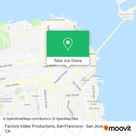 Factory Video Productions map