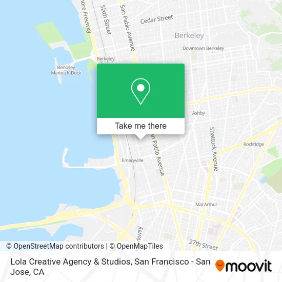 Mapa de Lola Creative Agency & Studios