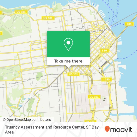 Mapa de Truancy Assessment and Resource Center, 44 Gough St