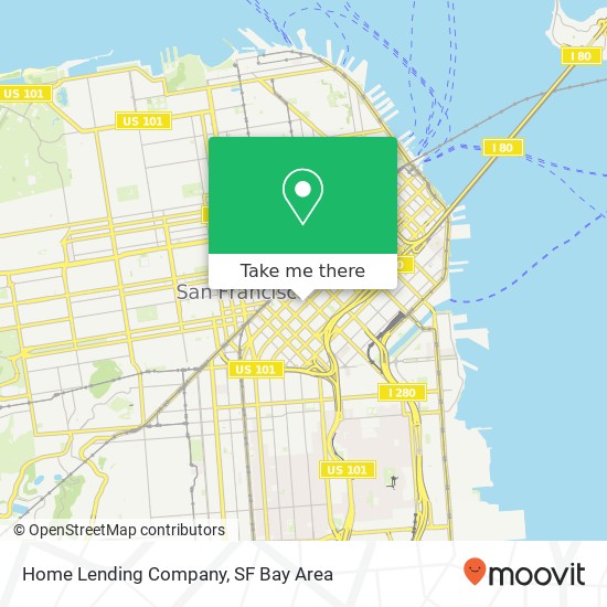 Mapa de Home Lending Company, 1130 Howard St