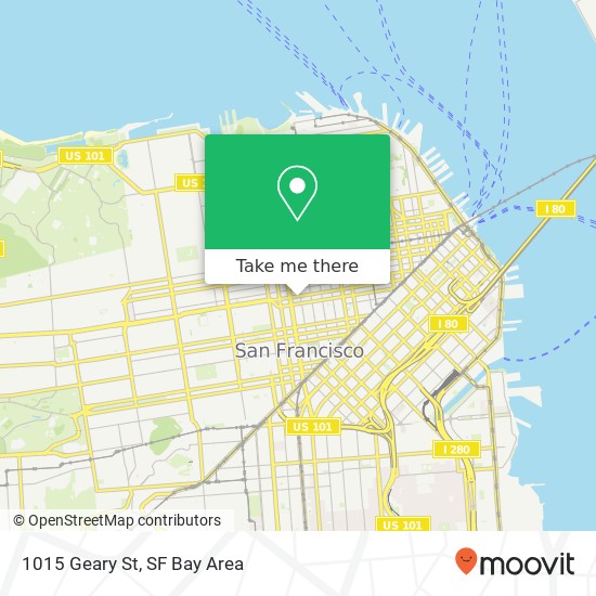 1015 Geary St, San Francisco, CA 94109 map