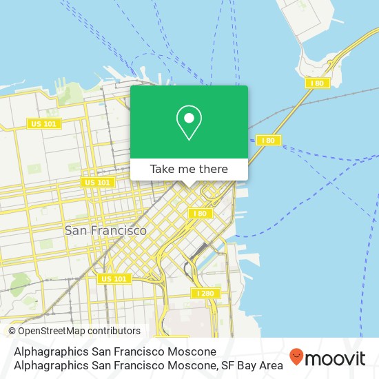 Alphagraphics San Francisco Moscone Alphagraphics San Francisco Moscone map