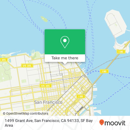 1499 Grant Ave, San Francisco, CA 94133 map