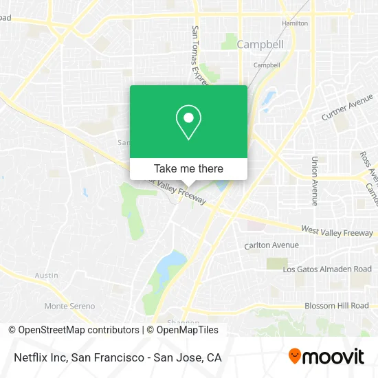 Netflix Inc map