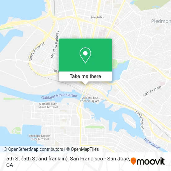 Mapa de 5th St (5th St and franklin)