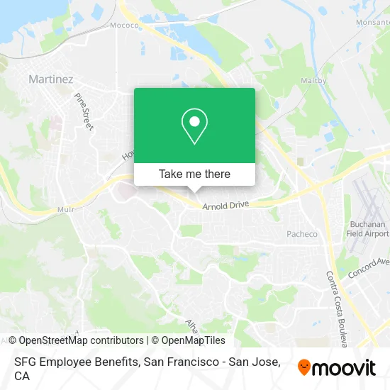 Mapa de SFG Employee Benefits