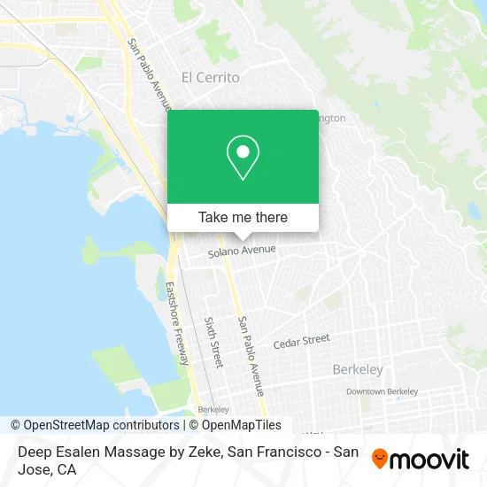 Mapa de Deep Esalen Massage by Zeke