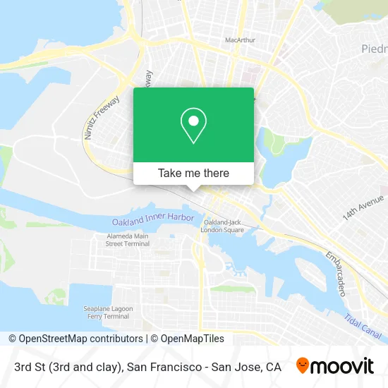 Mapa de 3rd St (3rd and clay)