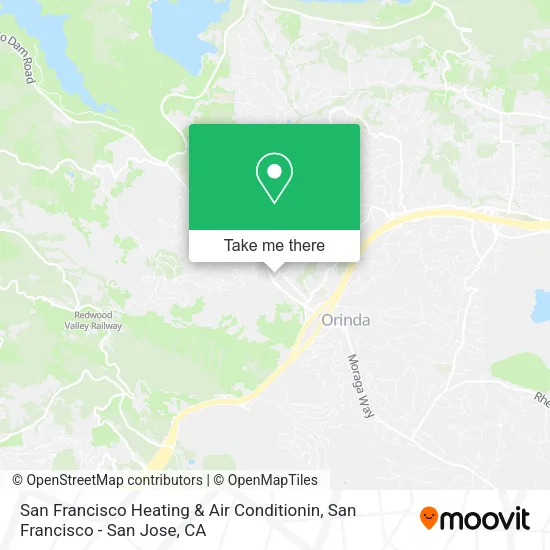San Francisco Heating & Air Conditionin map