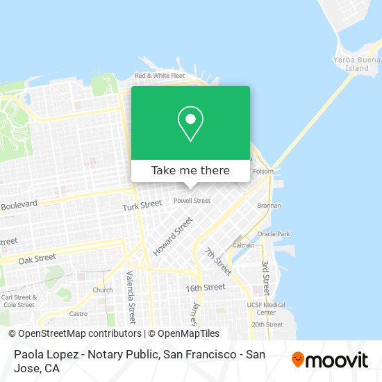 Paola Lopez - Notary Public map