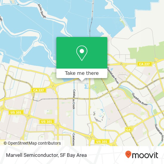 Marvell Semiconductor, 5488 Marvell Ln map