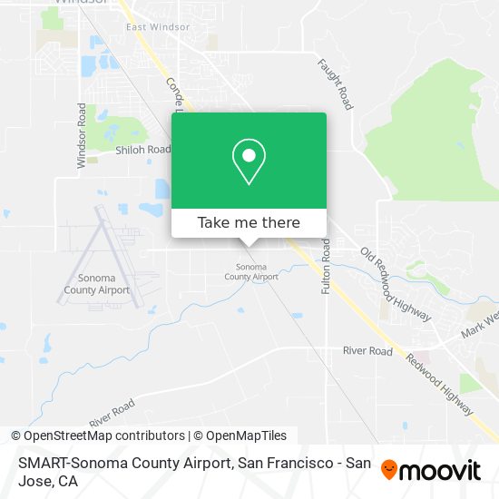 SMART-Sonoma County Airport map
