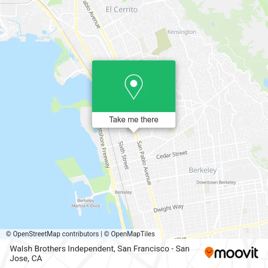 Mapa de Walsh Brothers Independent