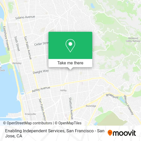 Enabling Independent Services map
