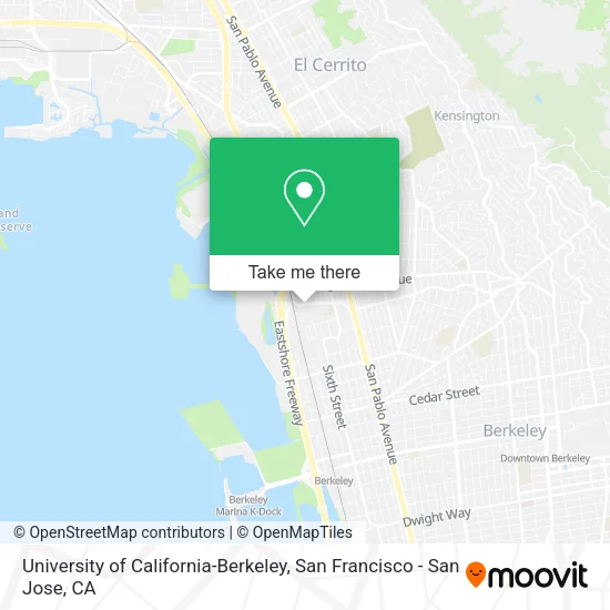 Mapa de University of California-Berkeley