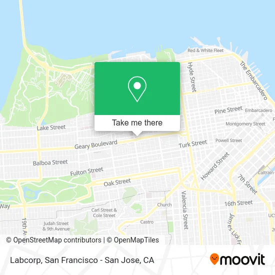 Mapa de Labcorp