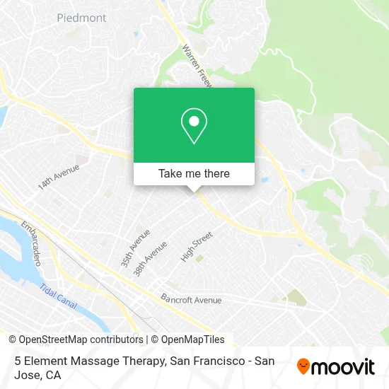 5 Element Massage Therapy map
