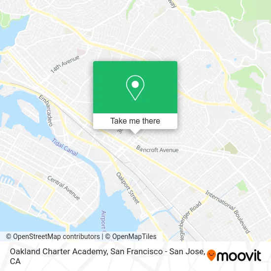Oakland Charter Academy map
