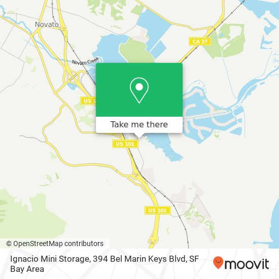 Ignacio Mini Storage, 394 Bel Marin Keys Blvd map