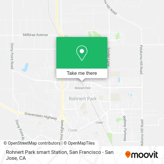 Rohnert Park smart Station map