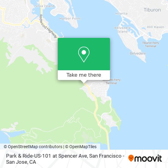 Park & Ride-US-101 at Spencer Ave map