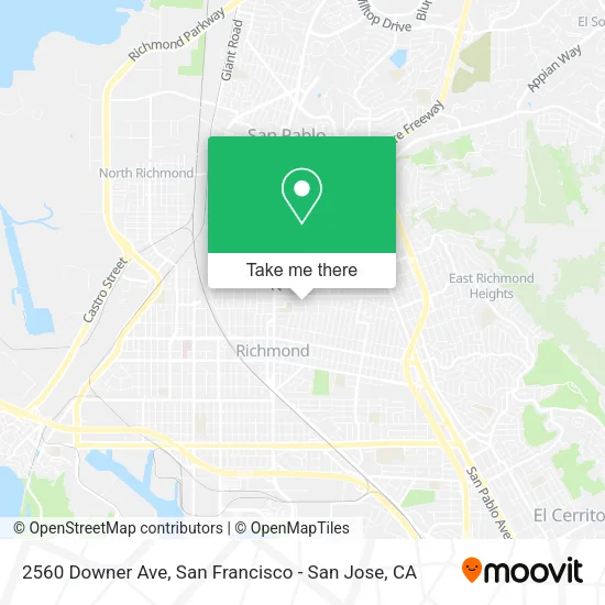 Mapa de 2560 Downer Ave