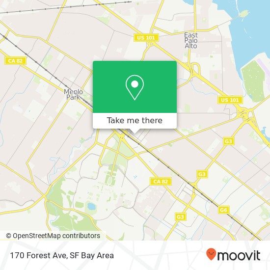170 Forest Ave, Palo Alto, CA 94301 map