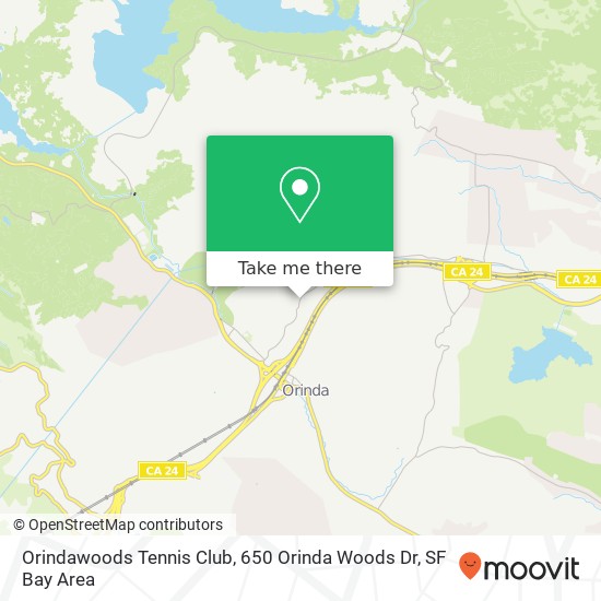 Orindawoods Tennis Club, 650 Orinda Woods Dr map