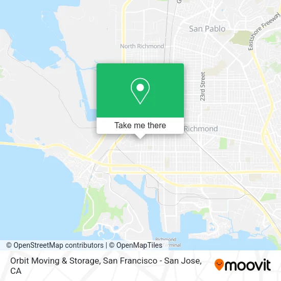 Mapa de Orbit Moving & Storage