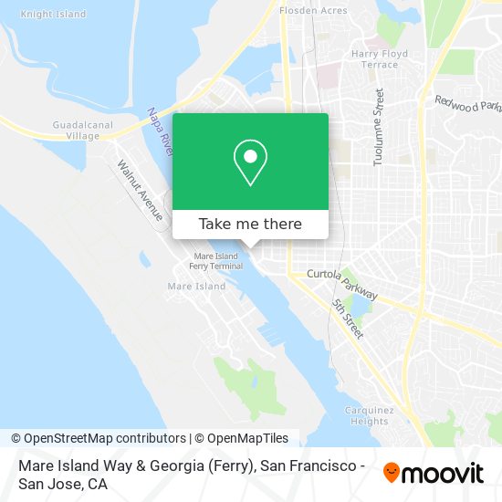 Mapa de Mare Island Way & Georgia (Ferry)