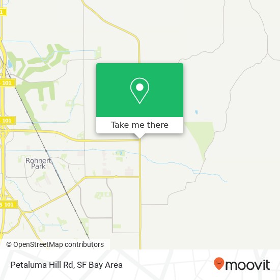 Mapa de Petaluma Hill Rd, Santa Rosa, CA 95404