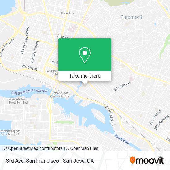 3rd Ave map