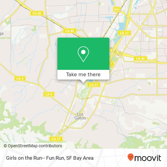 Mapa de Girls on the Run-- Fun Run