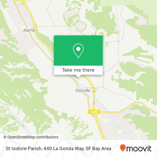 Mapa de St Isidore Parish, 440 La Gonda Way