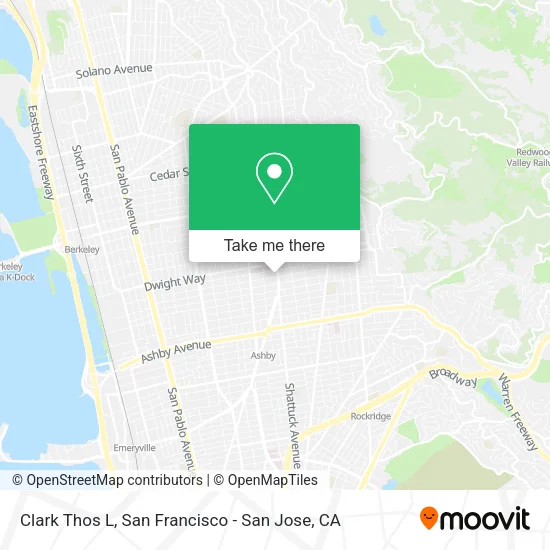 Mapa de Clark Thos L